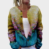 Rita - Cárdigan Floral de Temporada Otoñal