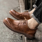Simão - Zapatos de Cuero Auténtico