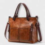 María - Elegante Bolsa de Cuero