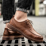 Simão - Zapatos de Cuero Auténtico