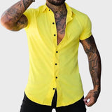 Ricardo - Camisa Slim de Manga Corta