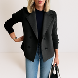 Marta - Abrigo Chic con Mangas de Tela