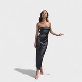Carmen - Sin Mangas Vestido de Satén