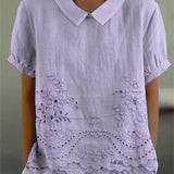 Liliana - Floral Embroidered Shirt