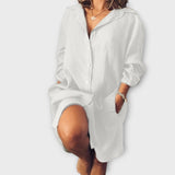 Clara - Camisa Casual de Lino