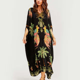Alessandra - Larga Vestido con Estampado
