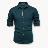 Blusa de Mezcla Transpirable con Cierre Frontal