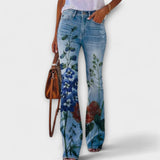 Alexandra - Floral Print Trousers