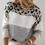 Júlia - Camiseta Casual com Estampa de Leopardo
