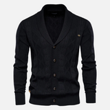 Francisco - Suave Cardigan Argyle de Mezcla