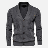 Francisco - Suave Cardigan Argyle de Mezcla