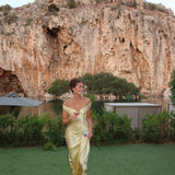 Bárbara - Maxi Vestido de Satén