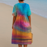Ema - Vestido Tie-Dye de Atardecer
