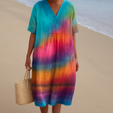 Ema - Vestido Tie-Dye de Atardecer