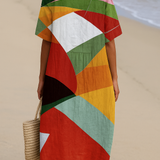 Daniela - Vestido Patchwork Colorido