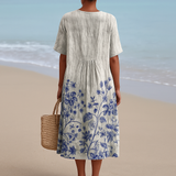 Rosalinda - Vestido con Diseño de Porcelana
