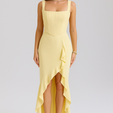 Bela - Corset Satin Dress
