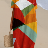 Daniela - Vestido de Patchwork Colorido