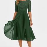 Valentina - 3/4 Sleeve Lace Dress