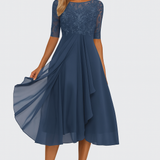 Valentina - 3/4 Sleeve Lace Dress