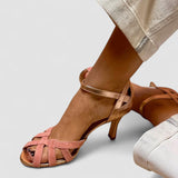Calista - Sandalias de tacón alto con diseño de punta abierta