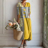 Paula - Casual Linen Dress