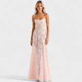 Verona - Maxi Vestido de Encaje Floral