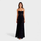 Verona - Maxi Vestido de Encaje Floral