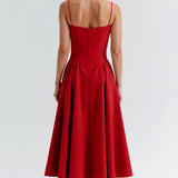 Odete - Vestido midi con corsé diseñado