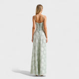 Verona - Maxi vestido de encaje con estampado floral