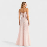 Verona - Maxi vestido de encaje con estampado floral