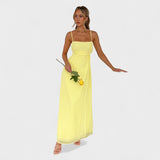 Flóssi - Maxi Vestido Amarillo