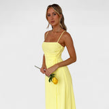 Flóssi - Maxi Vestido Amarillo