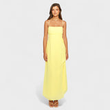 Flóssi - Maxi Vestido Amarillo