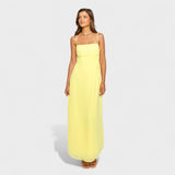 Flóssi - Maxi Vestido Amarillo