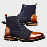 Botines Oxford de Cuero