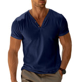 Camisa Henley - Ajuste Cuerpo en Movimiento