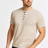 Camisa Henley - Con Cuello de Botones