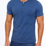 Camisa Henley - Con Cuello de Botones