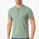 Camisa Henley - Con Cuello de Botones