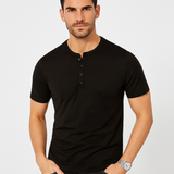 Camisa Henley - Con Cuello de Botones