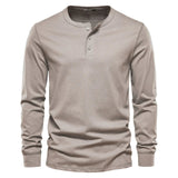 Camisa Henley - Tejido Suave y Transpirable