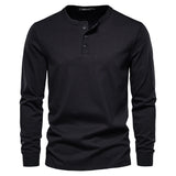 Camisa Henley - Tejido Suave y Transpirable