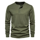 Camisa Henley - Tejido Suave y Transpirable