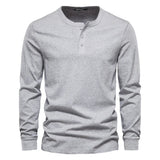 Camisa Henley - Tejido Suave y Transpirable
