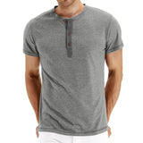 Camisa Henley - Suave Tejido con Cuello