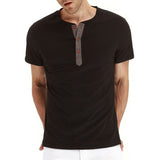 Camisa Henley - Suave Tejido con Cuello