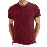 Camisa Henley - Suave Tejido con Cuello