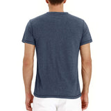 Camisa Henley - Suave Tejido con Cuello