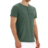 Camisa Henley - Suave Tejido con Cuello